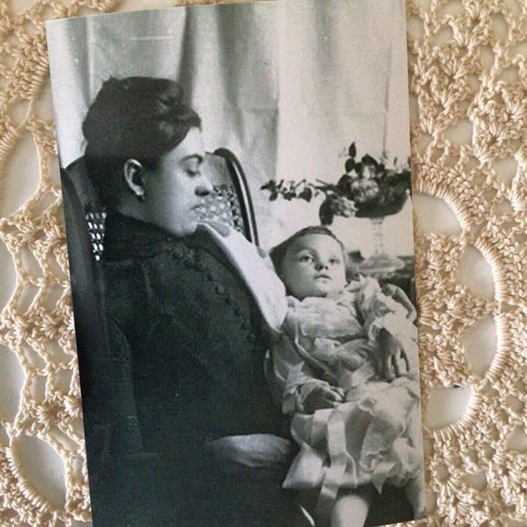 Post Mortem Death Photo Reprint Victorian Era Mother & Child - Picture 3 of 8